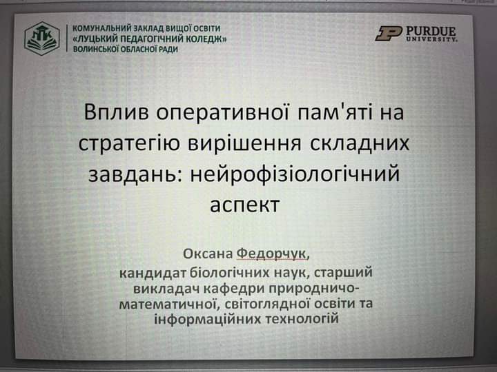 Ви зараз переглядаєте Вплив оперативної  пам’яті на стратегію вирішення складних завдань: нейрофізіологічний аспект